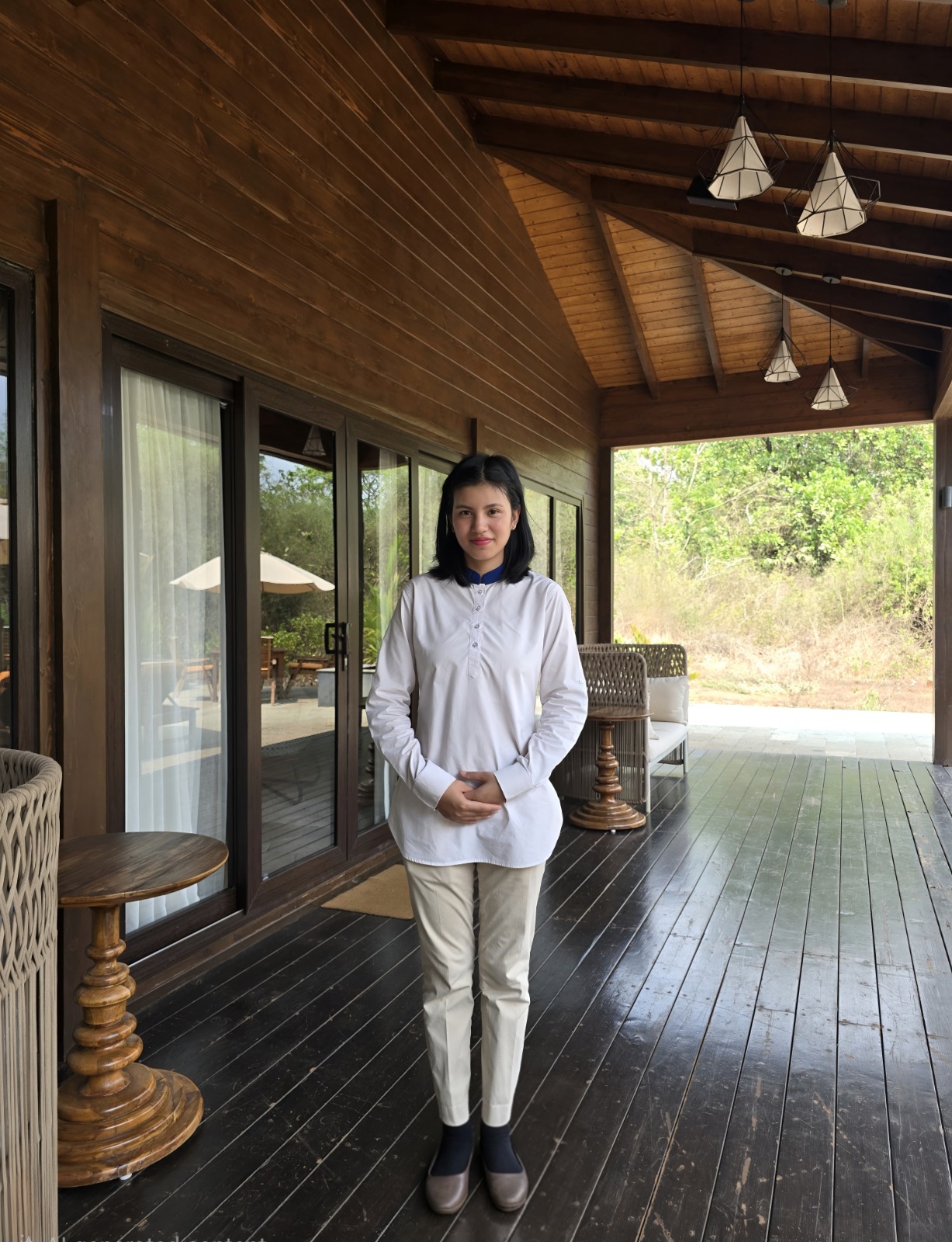 Narmada Tongbram, Guest Service at Postcard Hideaway, Netravali